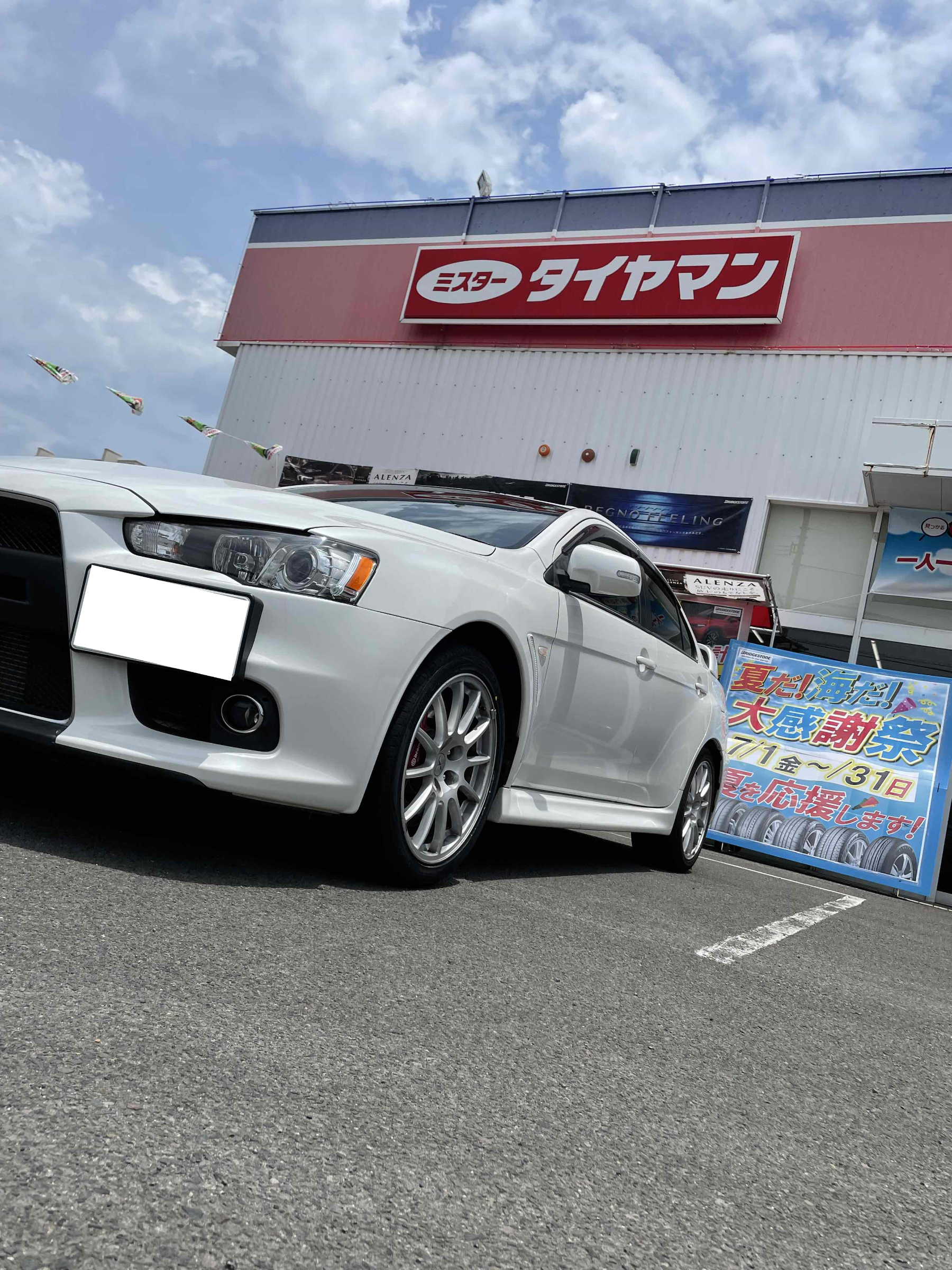 車とタイヤとドライバーの相性を見極めた一台[ミツビシ ランサー
