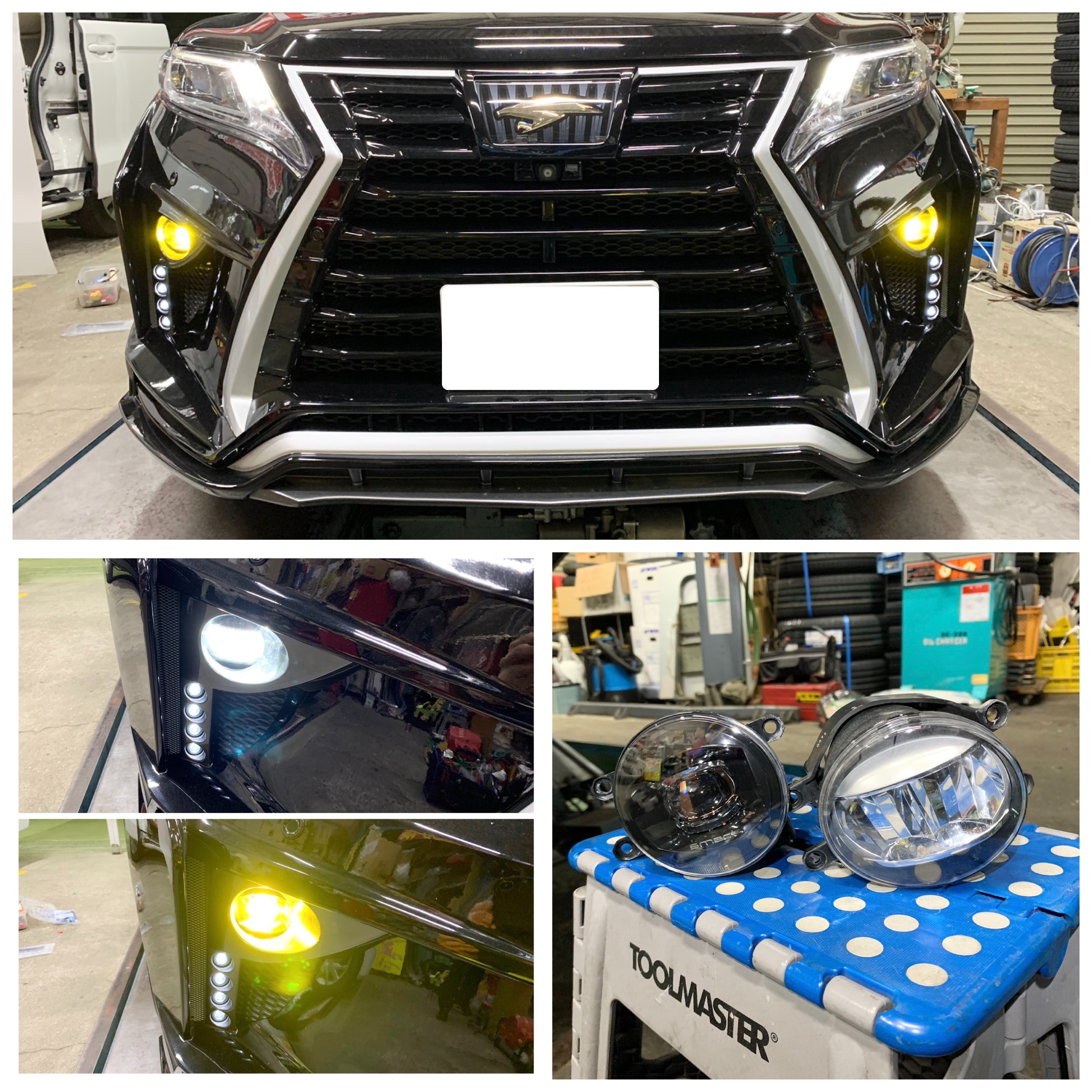 トヨタ 純正 レクサス LX570 フォグ ランプ 右