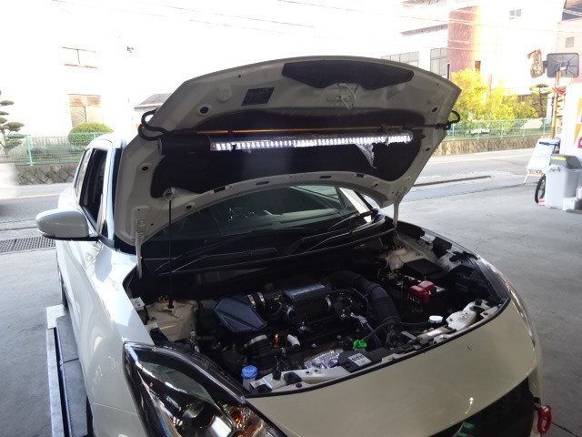 ZC33SスイフトスポーツのO2センサー交換・STI R205 GRBにアルミ