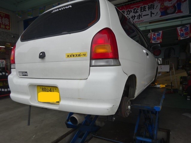 アルトバン車検の仕上げ ルノーツインゴのシート交換 nr33 Gt Rのオイル交換 スズキ アルトワークス4wd メンテナンス商品 バッテリー その他メンテナンス関連 車検 スタッフ日記 ミスタータイヤマン M Tech ブリヂストンのタイヤ専門店 ミスタータイヤマン