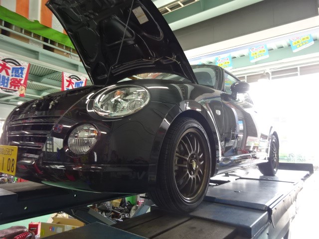 L880Kコペン車検・34GTR来店・キャパ・N-BOXのタイヤ交換・アテンザに