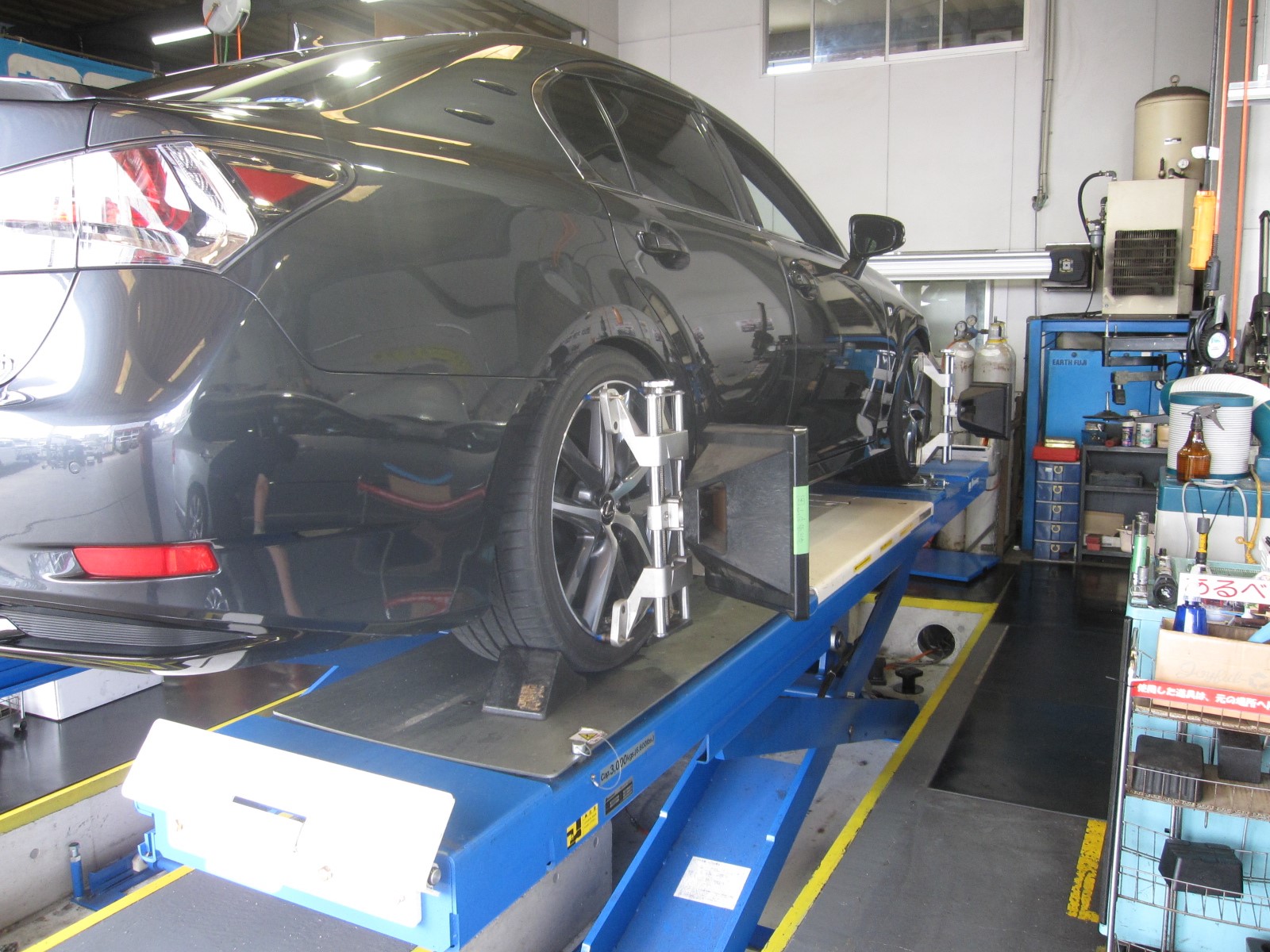 アライメント作業