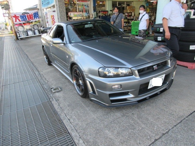 BNR34 GT-R V-SPECⅡ警告灯・ZN6 86オイル交換・150プラドの