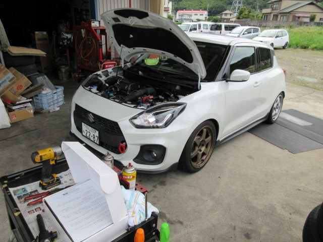 ZC33Sスイフトスポーツにハイスパークイグニッションコイル装着