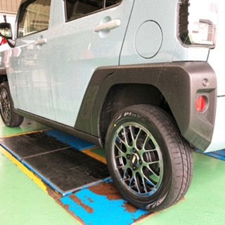 ダイハツ・タフトにBBSホイールを装着 | ダイハツ ホイール タイヤ