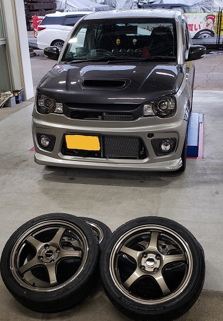 ☆アルトワークス、CROSS SPEED CR5装着☆ | スズキ アルトワークス4WD