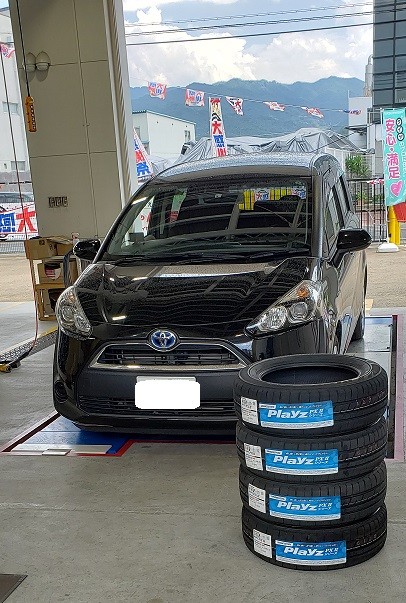 フリード デミオ シエンタなど 185/65R15 6分山ぐらい｜タイヤ・ホイール
