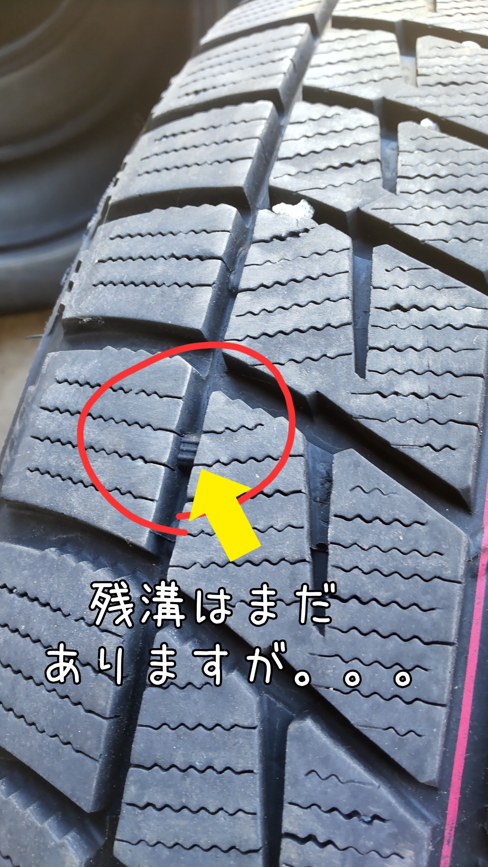 スタッドレスタイヤの使用限度 Part2 | タイヤウーマンの日記