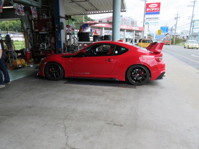 86後期にテイン車高調フレックスZ・CT52ワゴンRのストップ球交換
