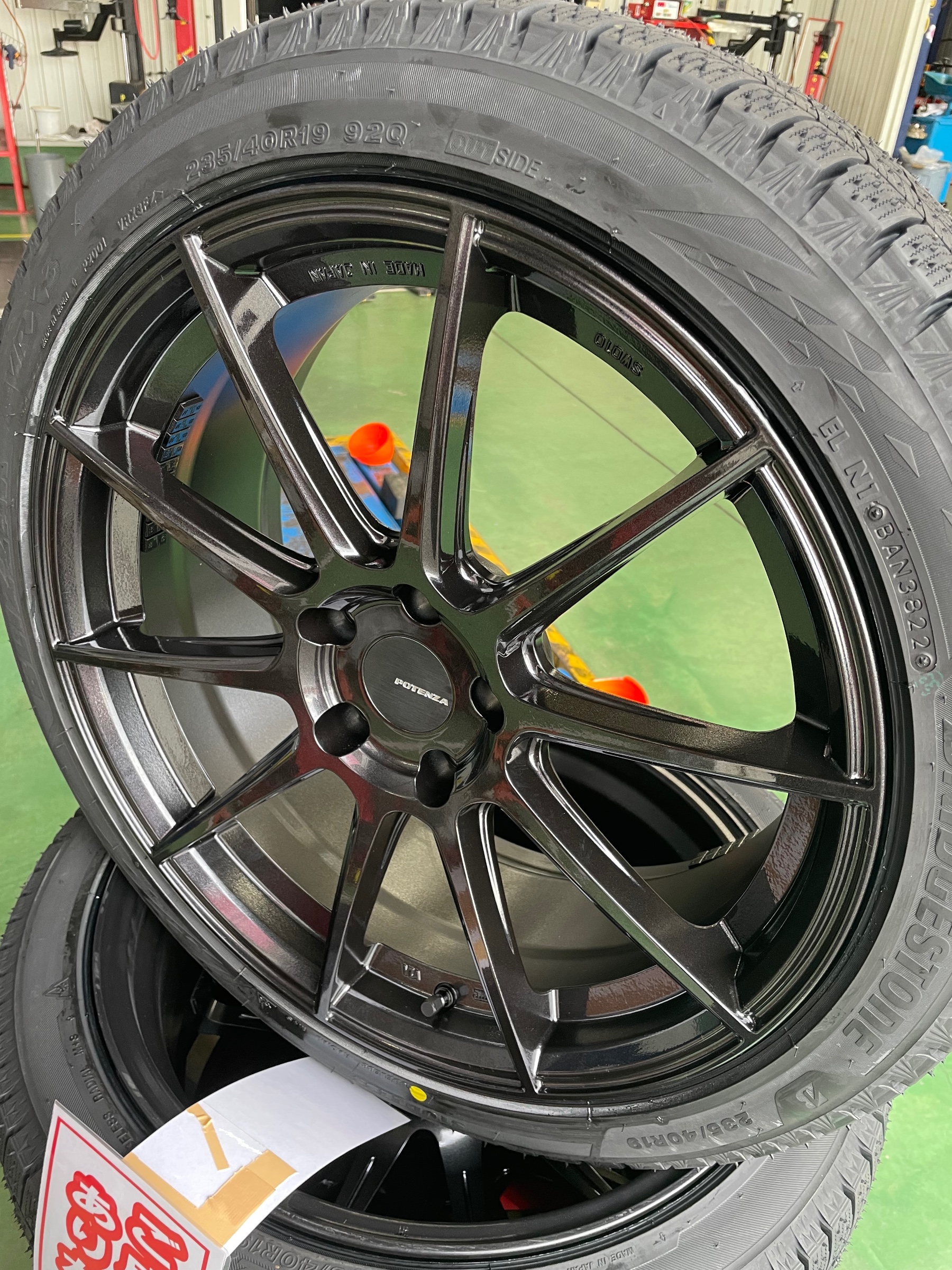 ポテンザ SW010 18インチ 4本セット 楽天市場】ホイール4本セット 18インチ BRIDESTONE POTENZA SW010 18x8