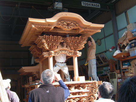 祝 出世地車上棟式 | お知らせ | ミスタータイヤマン Sankyo岸和田店