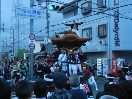 岸和田市上松町地車昇魂式！ | お知らせ | ミスタータイヤマン Sankyo