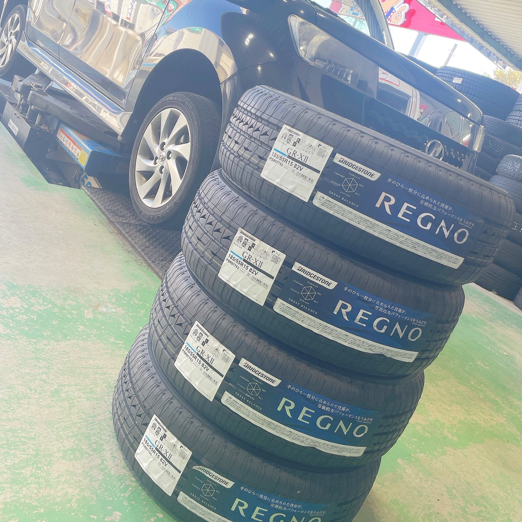 タイヤ交換です！