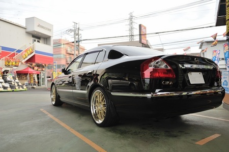 ☆F50シーマxSSR MS-1 19インチ装着☆ ③ | スタッフ日記