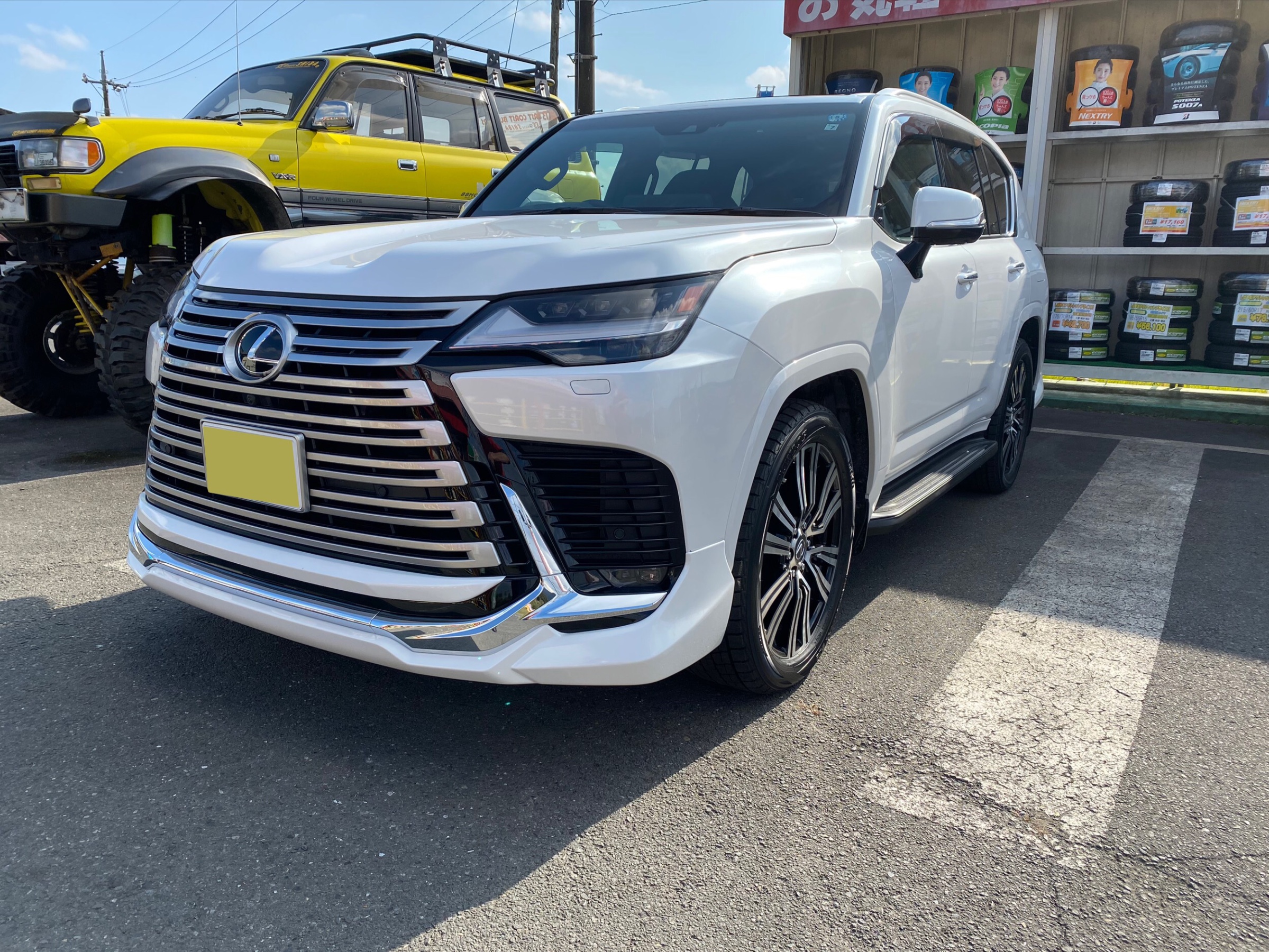 レクサスLX 570 スタッドレスタイヤとホイル