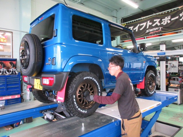 デモカーJB64ジムニーにA・LAP・07X・MR-Sメーター球・シエンタ デモカーJB64ジムニーにA・LAP・07X・MR-Sメーター球・シエンタ