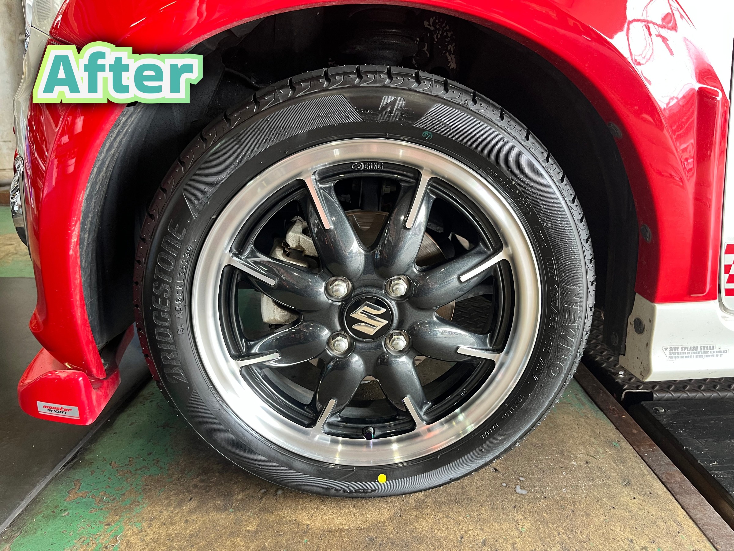 バイキンマン スズキ アルトRS ターボ 165/55R15 バイキンマン様専用