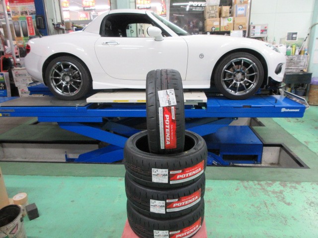 NCECロードスターにRE71RS・WRX S4・アルト/ハイエースに