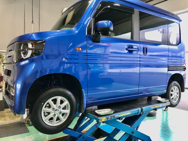 こちらのN-VANさんはVRX3 | ホンダ N-VAN タイヤ タイヤ