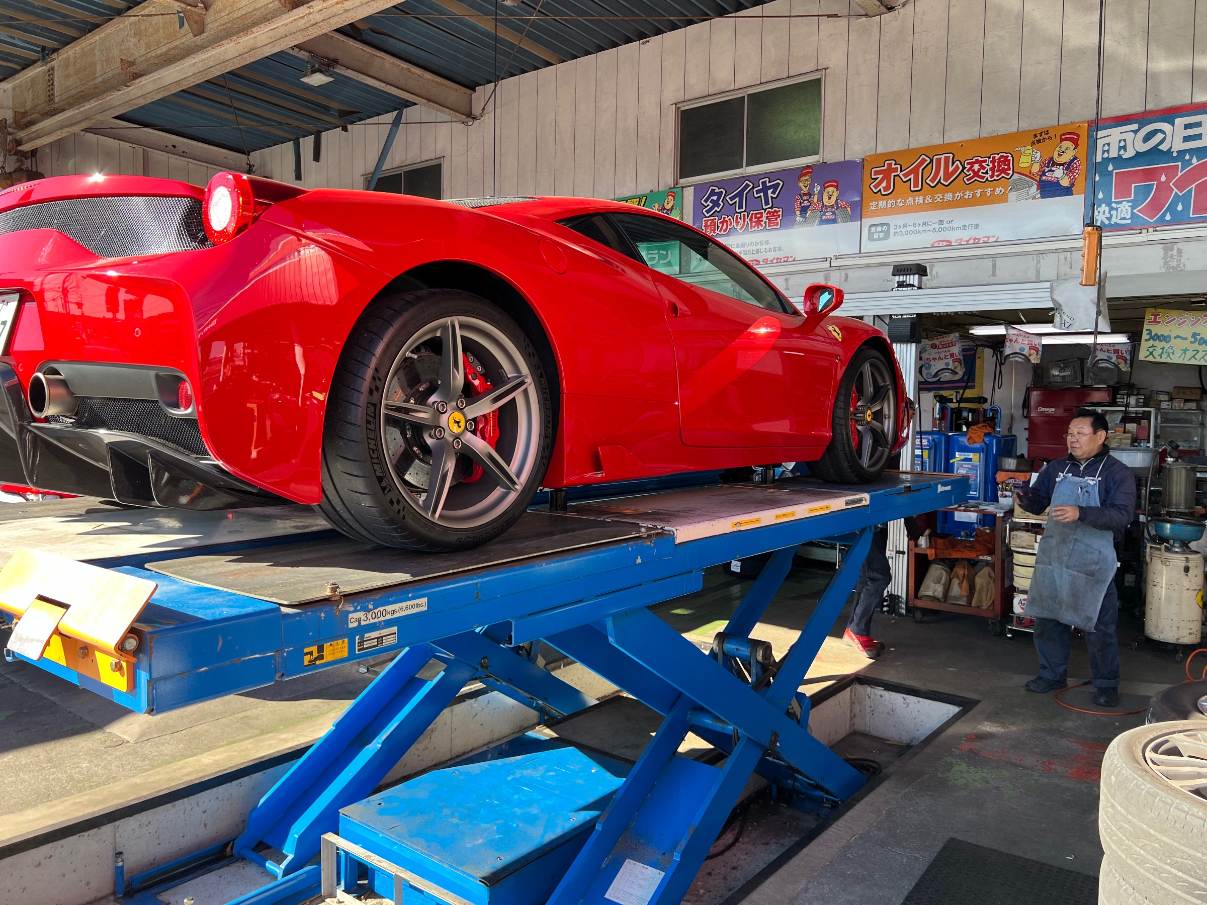 フェラーリ458 ホイールタイヤ　セット フェラーリ 458 イタリア 純正 オプション 20インチ タイヤ