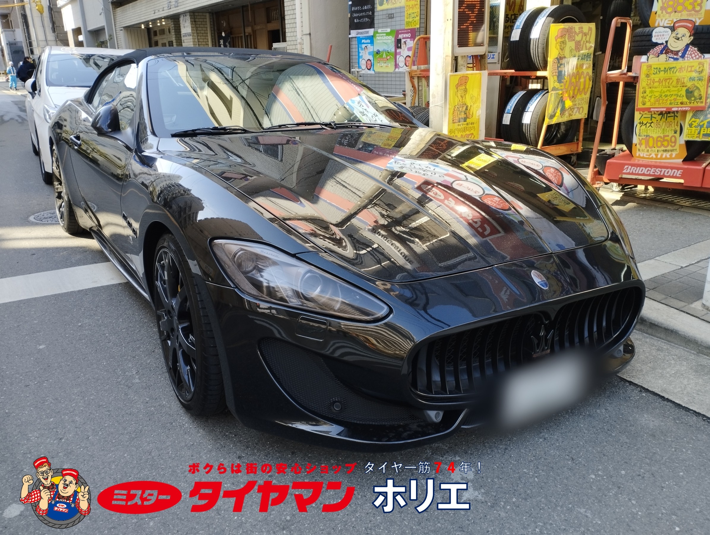 マセラティ グランカブリオ タイヤ交換編 (｡ᵕᴗᵕ