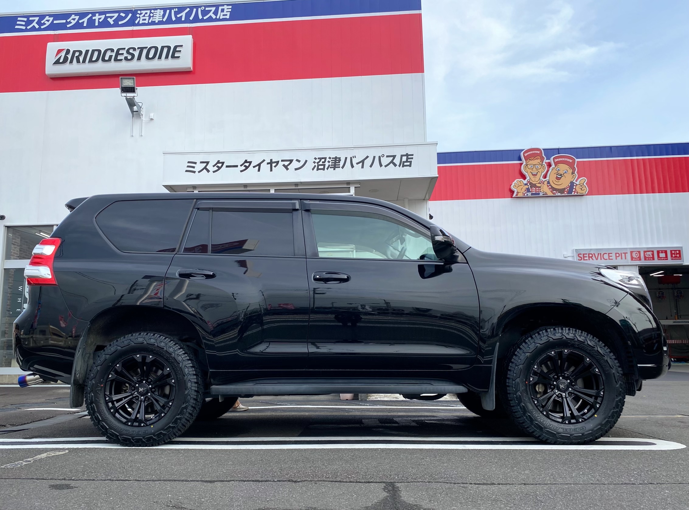 ランクルプラドに | トヨタ ランドクルーザー ホイール タイヤ