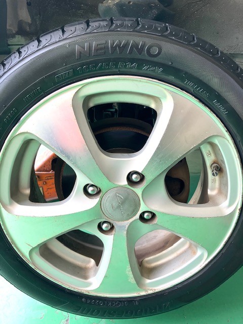 スズキ 純正アルミホイール 165/55R14‼️ アルトワークスの純正アルミ