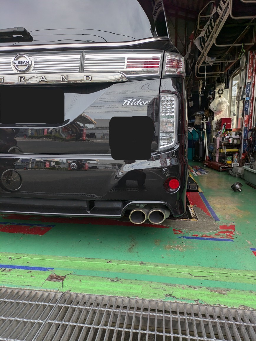 E52系 エルグランド2.5L用PFSマフラー（ライダー専用