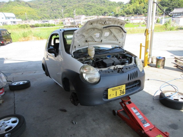 ツイン車検整備・コンテ洗車・ZC33Sスイフトスポーツのミラー交換