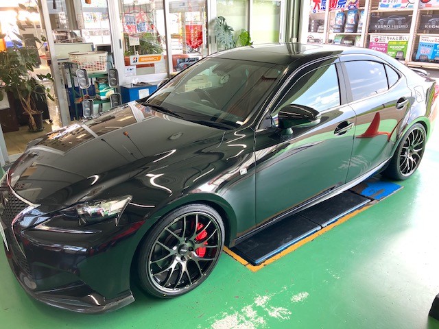 レクサスISにポテンザS007Aを装着 | レクサス IS タイヤ タイヤ