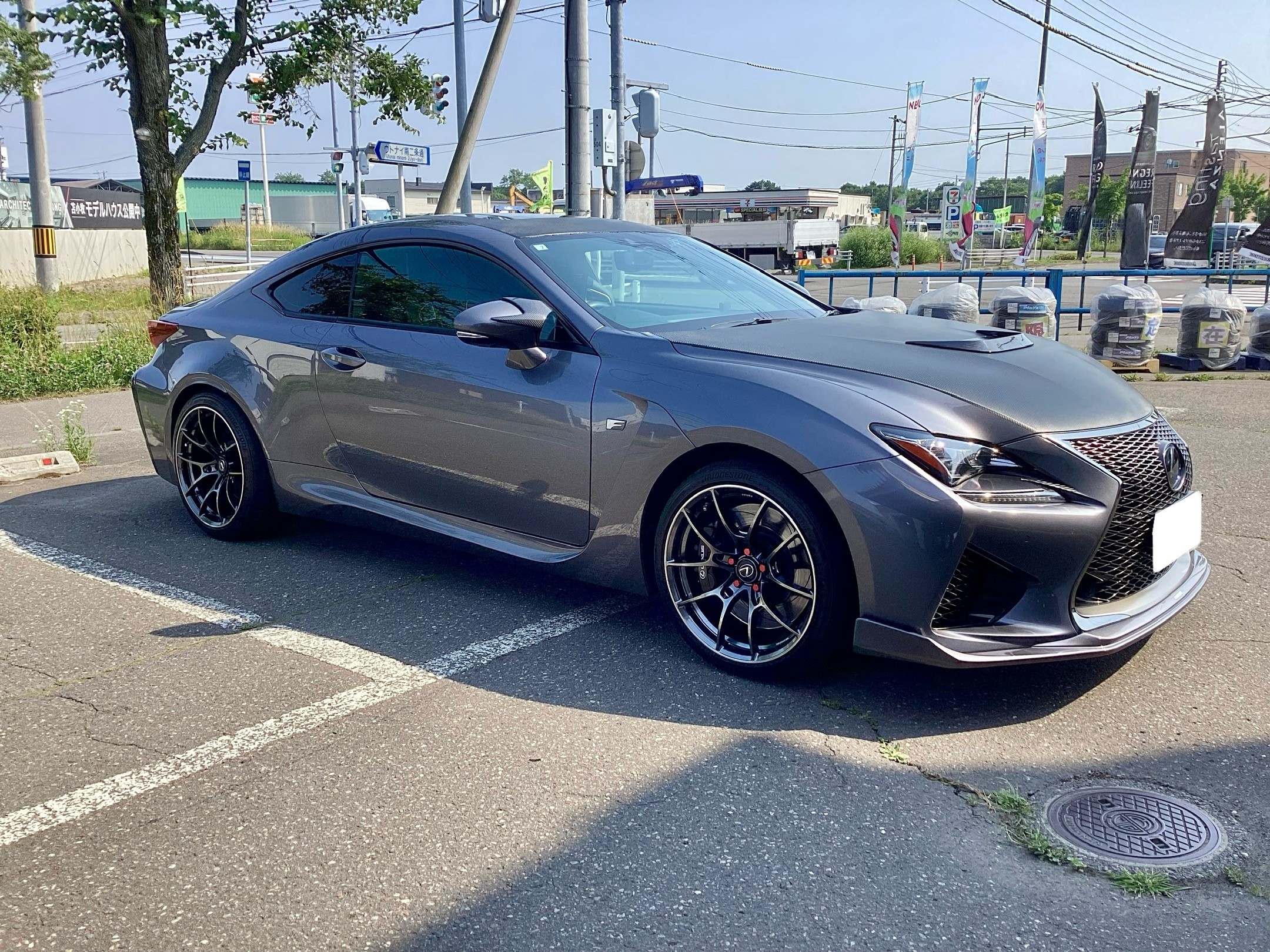 レクサスRCF　ホイール　レイズG025　19インチ