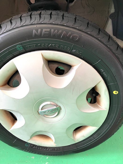 初代日産・モコさんは155/65R13 | 日産 タイヤ タイヤ・ホイール関連