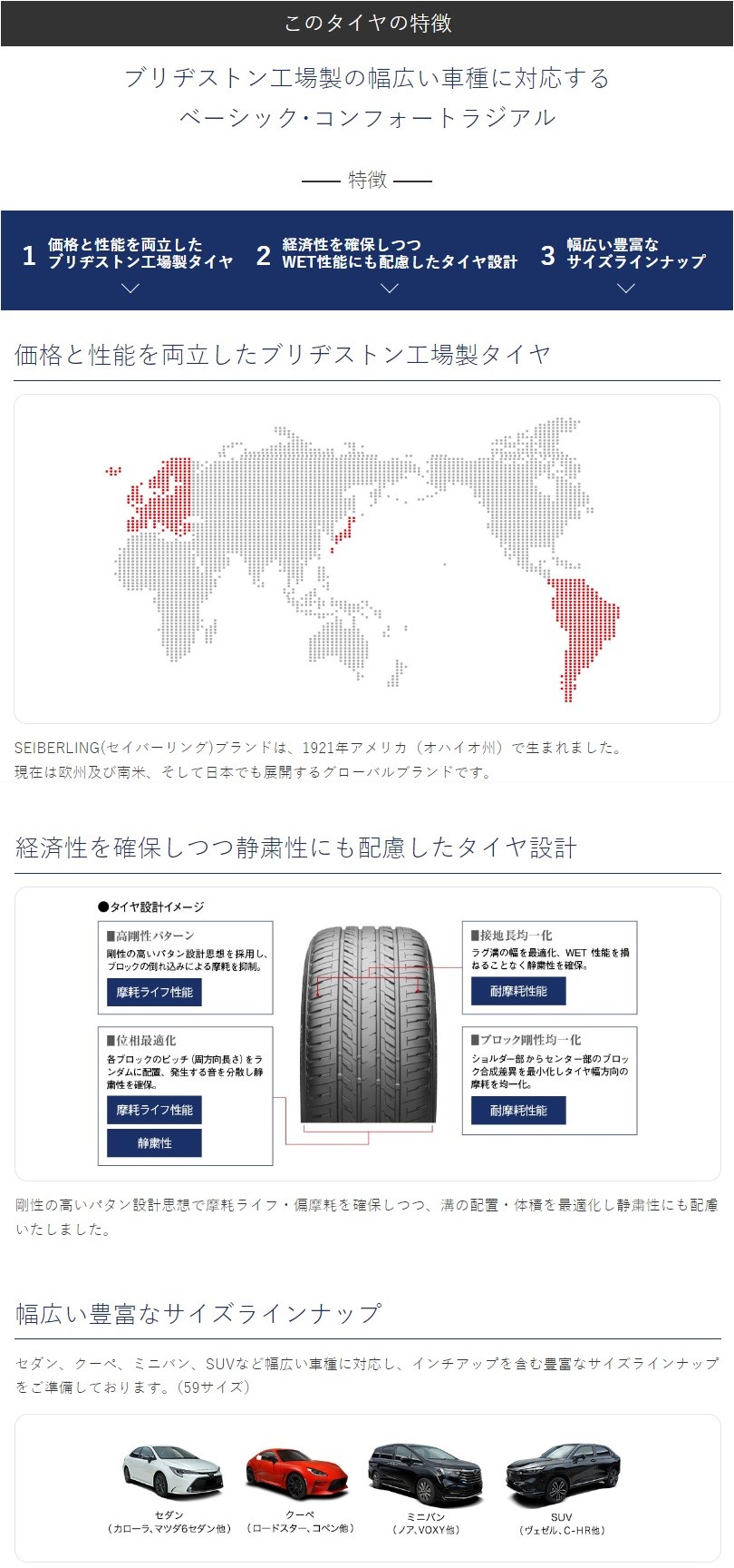 カタログ非掲載!販売店限定 幅広い車種に対応 お手頃タイヤ カタログ非掲載!販売店限定 幅広い車種に対応 お手頃タイヤ