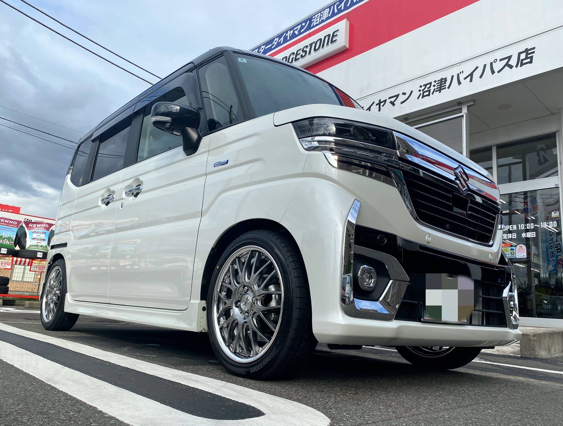 新型スペーシアカスタムMK94SにRSR BEST⭐︎Iとマーベリック
