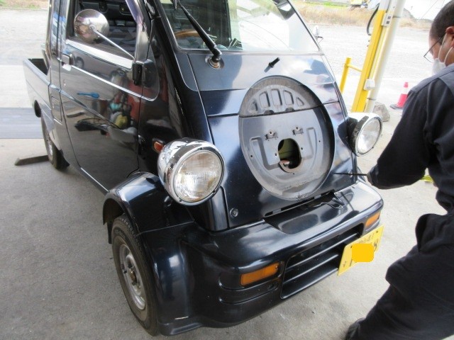 ミゼットⅡ車検整備・ラパンちゃんタイヤ交換・オーラニスモにアドバン