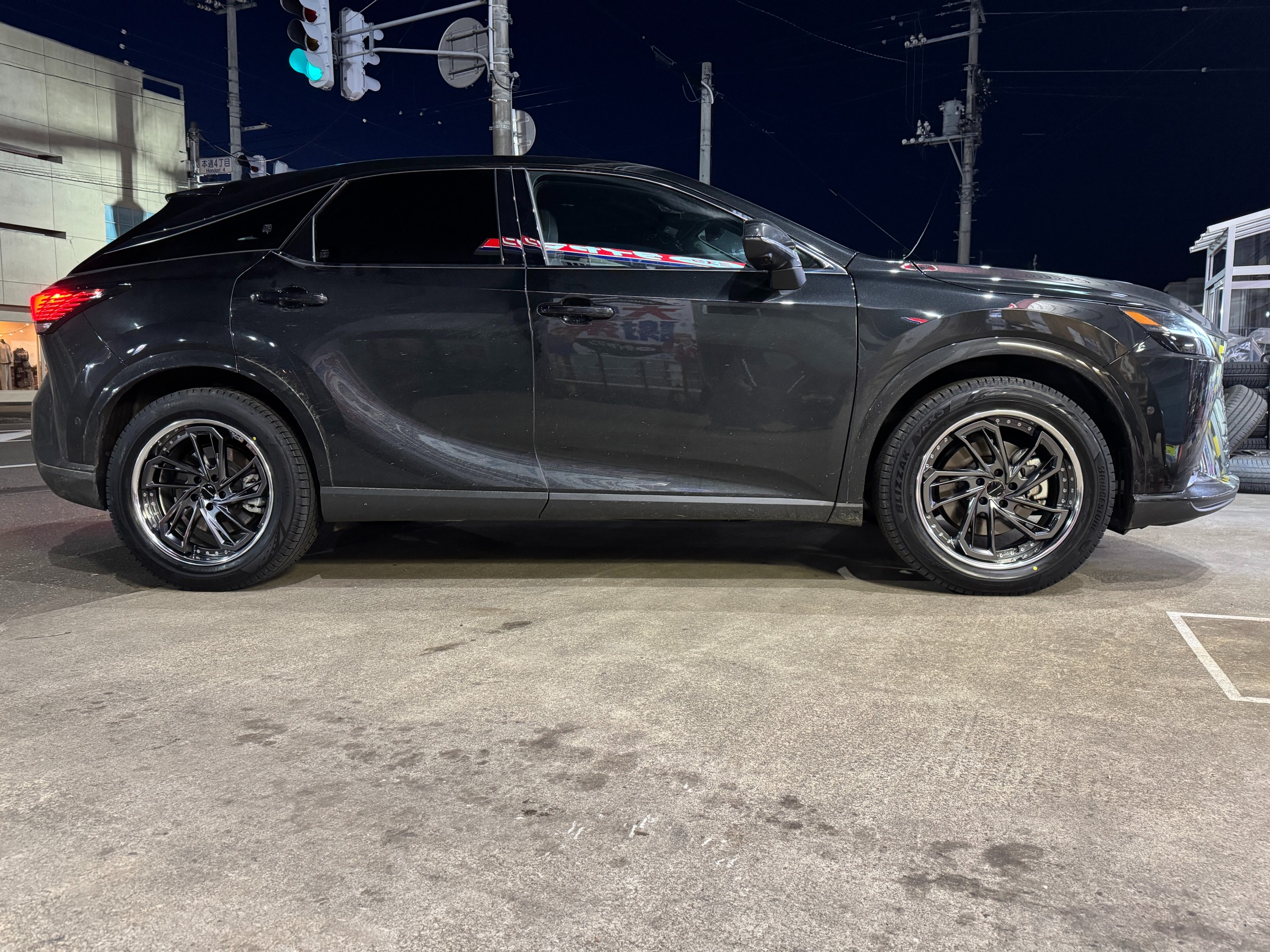 レクサスRXさん、20inch ブリザックVRX3ホイールセット＆汎用