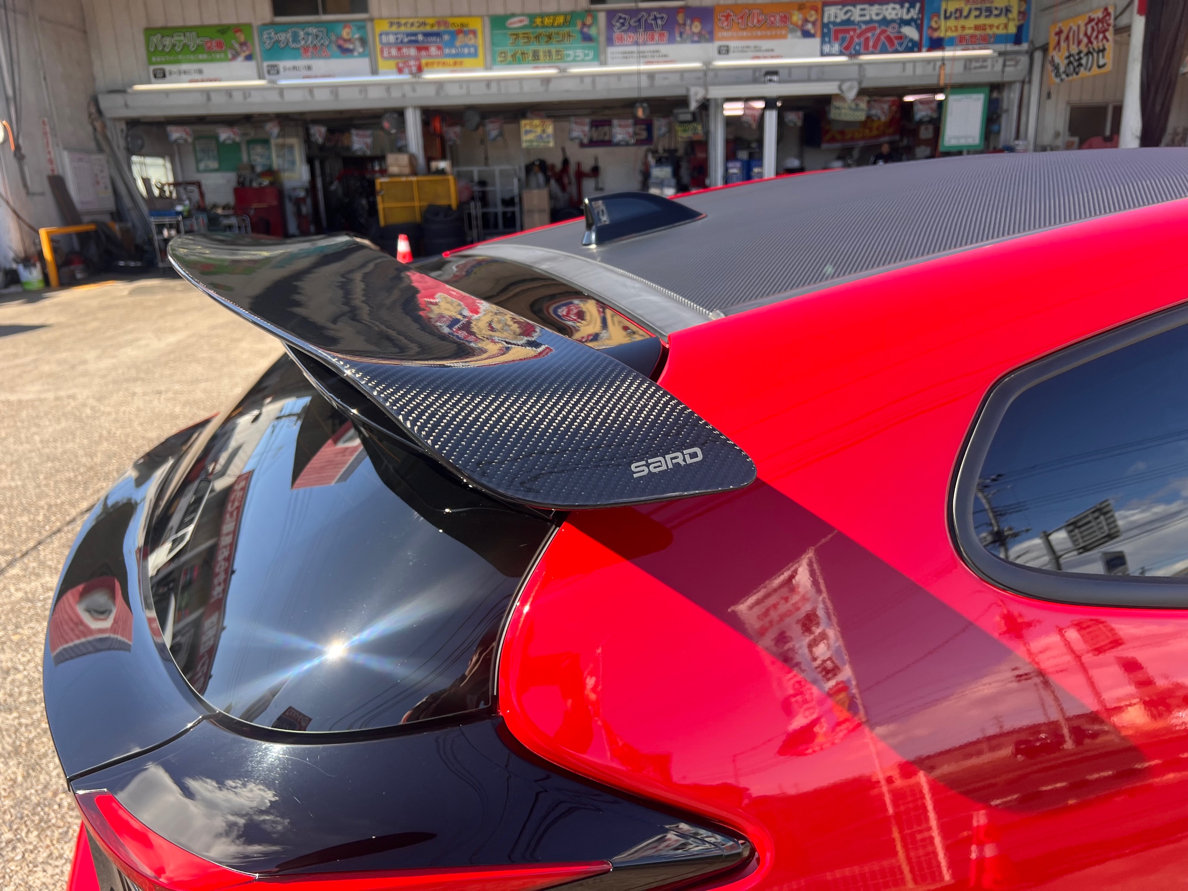 GRヤリス SARD LSR WING GR YARIS カーボン リアウイング LSR WING for GR YARIS | 【株式会社サードオンラインショップ】