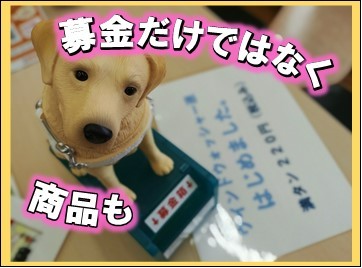 「募金だけではなく　商品も」の画像