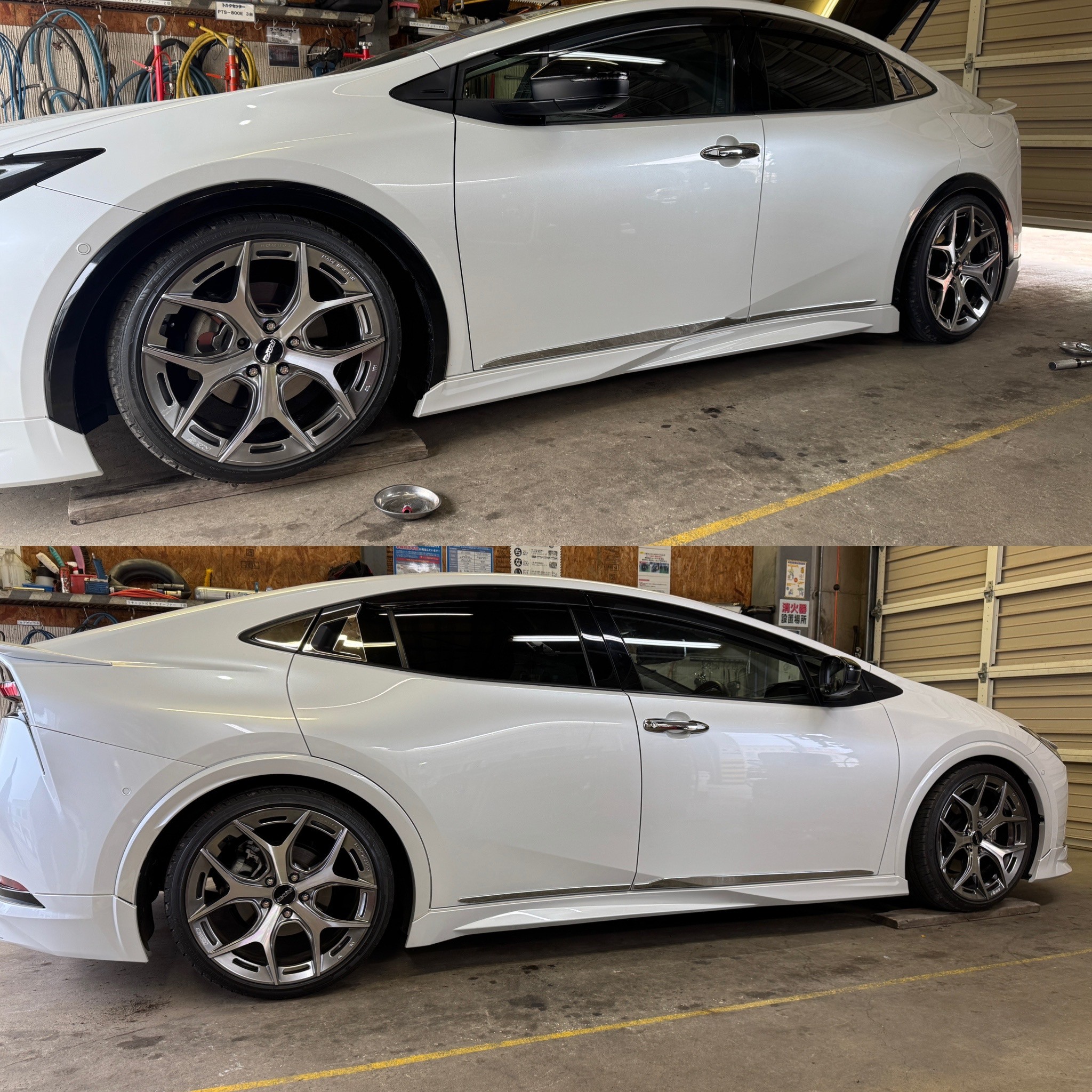 プリウス60さん、フェンダーアーチモール交換 | トヨタ プリウス