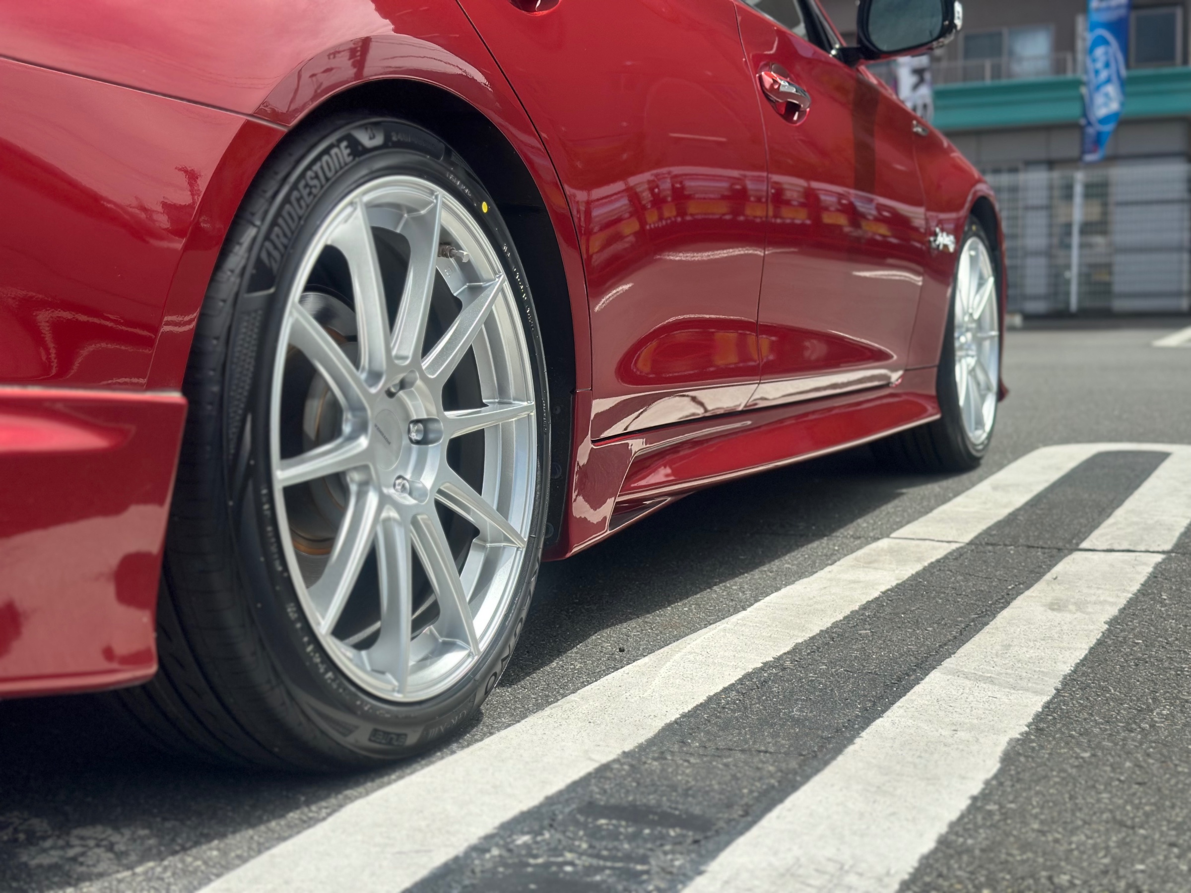 スカイラインにSW010の19インチ(*ˊᵕˋ* )☆ | 日産 スカイライン