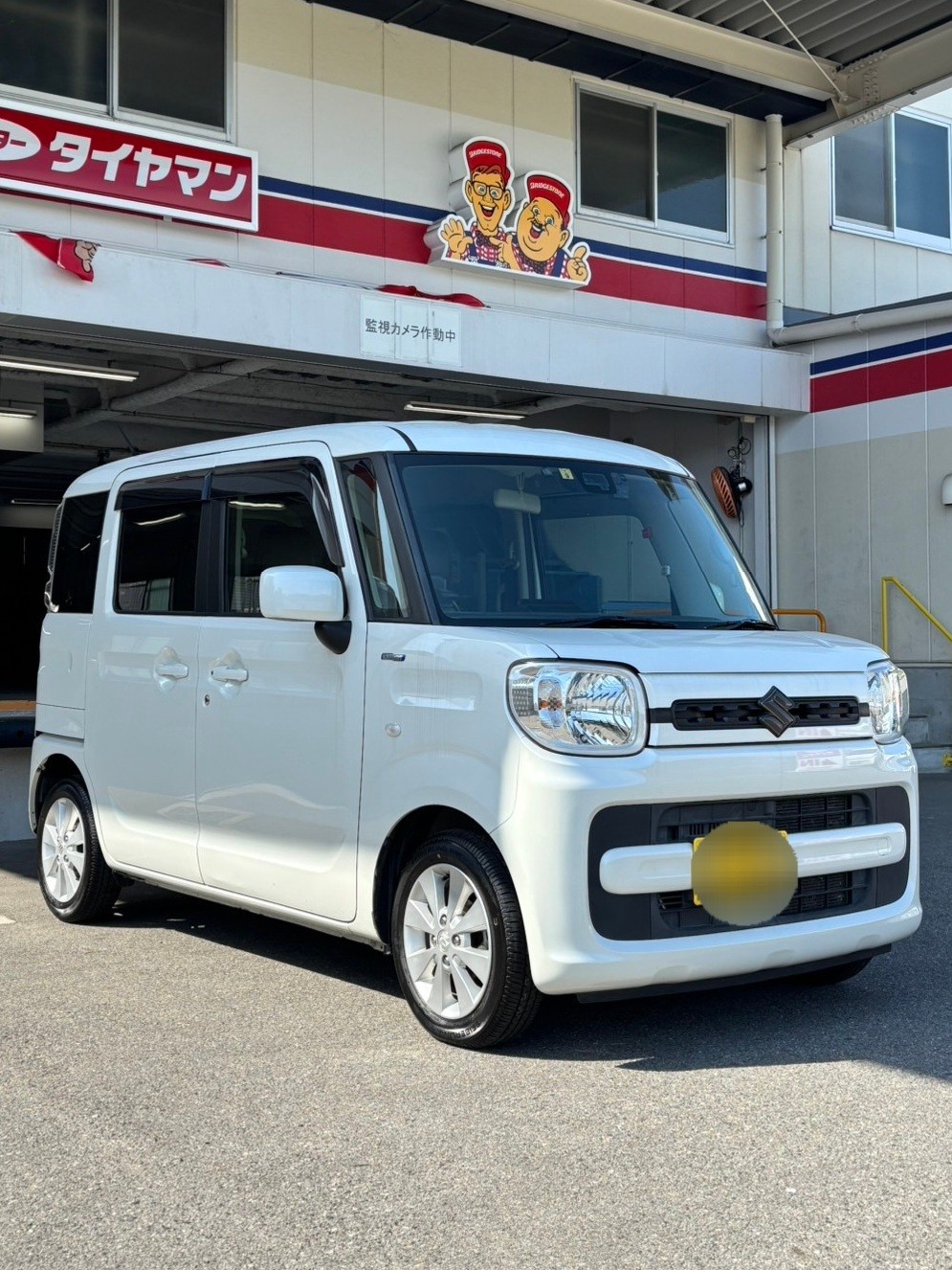 ☆彡スズキ スペーシア スセイバーリングSL101 155/65R14 タイヤ交換