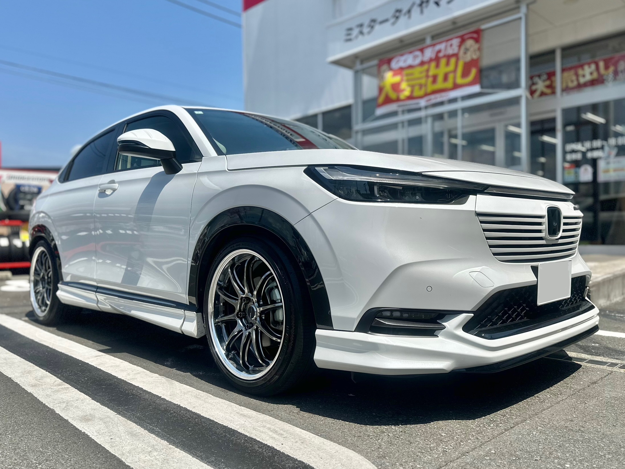 ヴェゼルにワークホイール☆ZR102P | ホンダ ヴェゼル