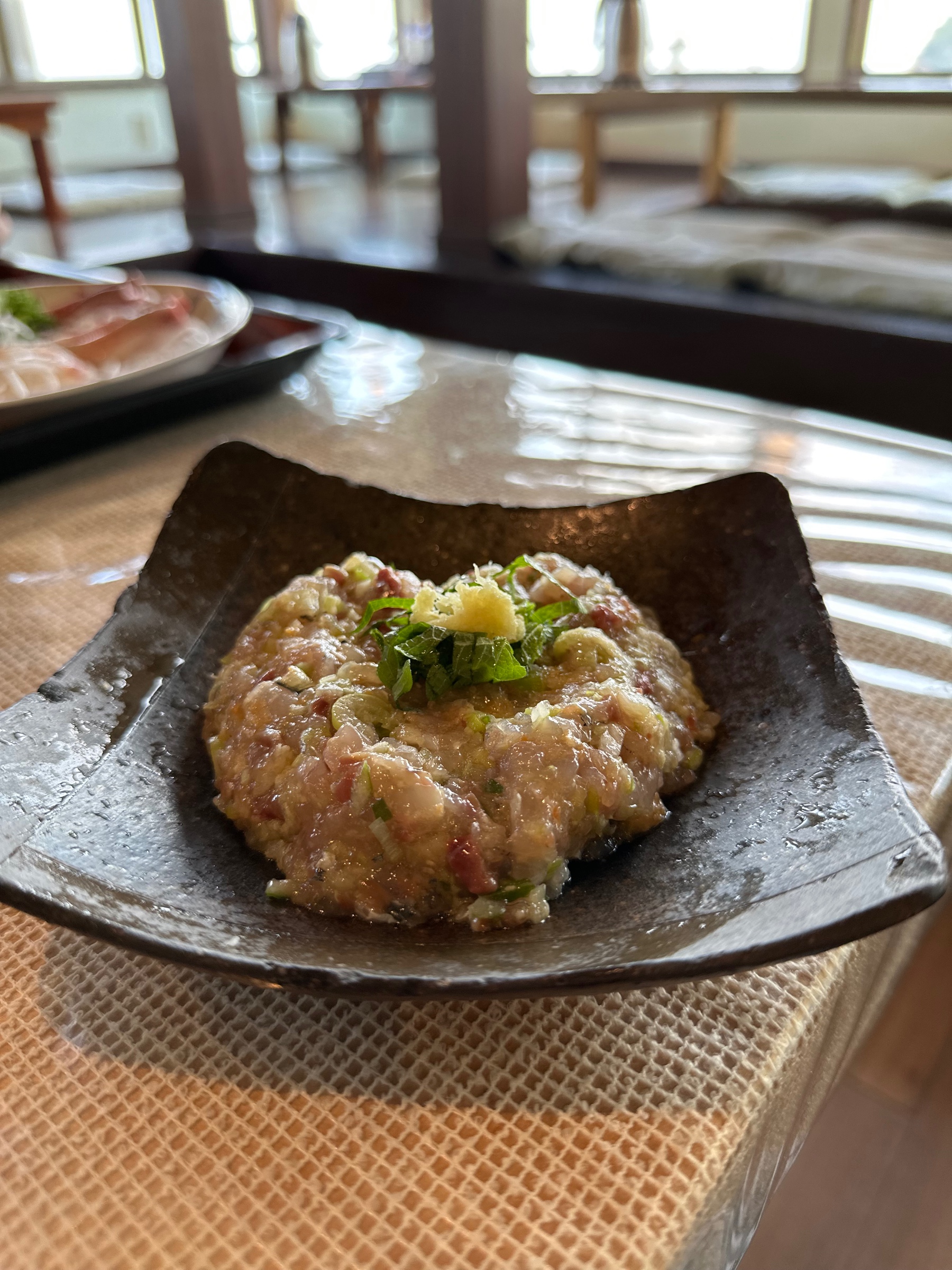 鯵のなめろう