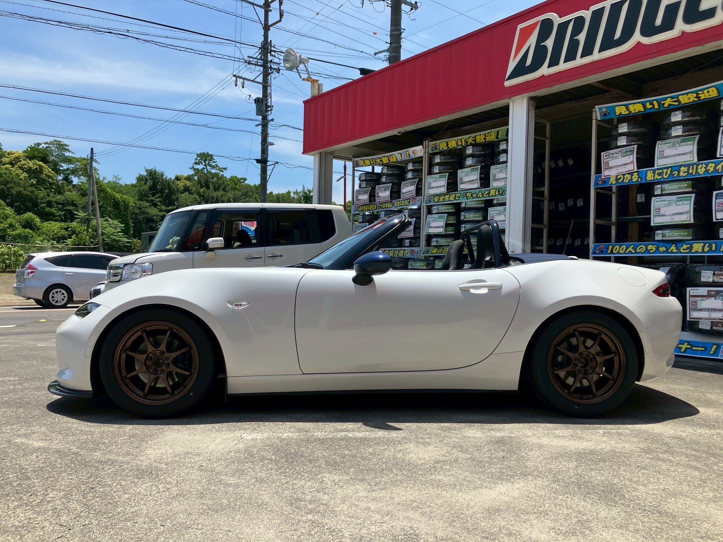 NDロードスターにRE71RSとCE28 | マツダ ロードスター タイヤ タイヤ