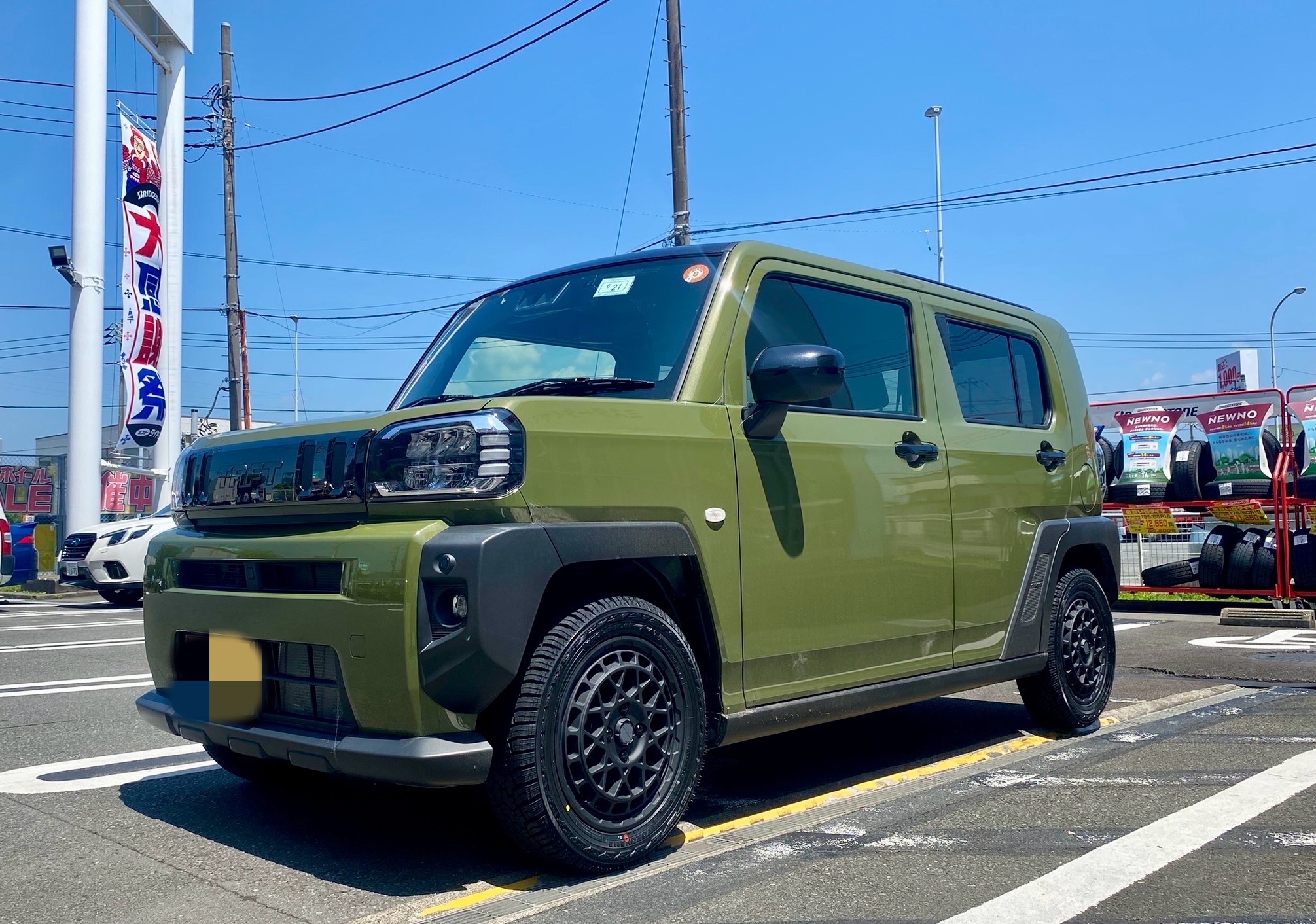 WEDS】大人女性の拘りオフ感！！タフトにマッドヴァンスの15インチ装着