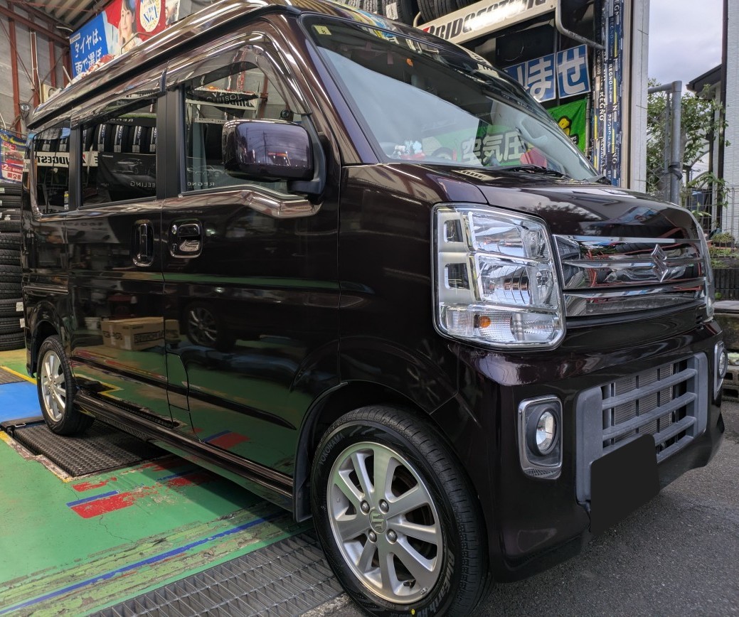 エブリィワゴン ヨコハマ ブルーアースRV03CK 165/60R14 | スズキ