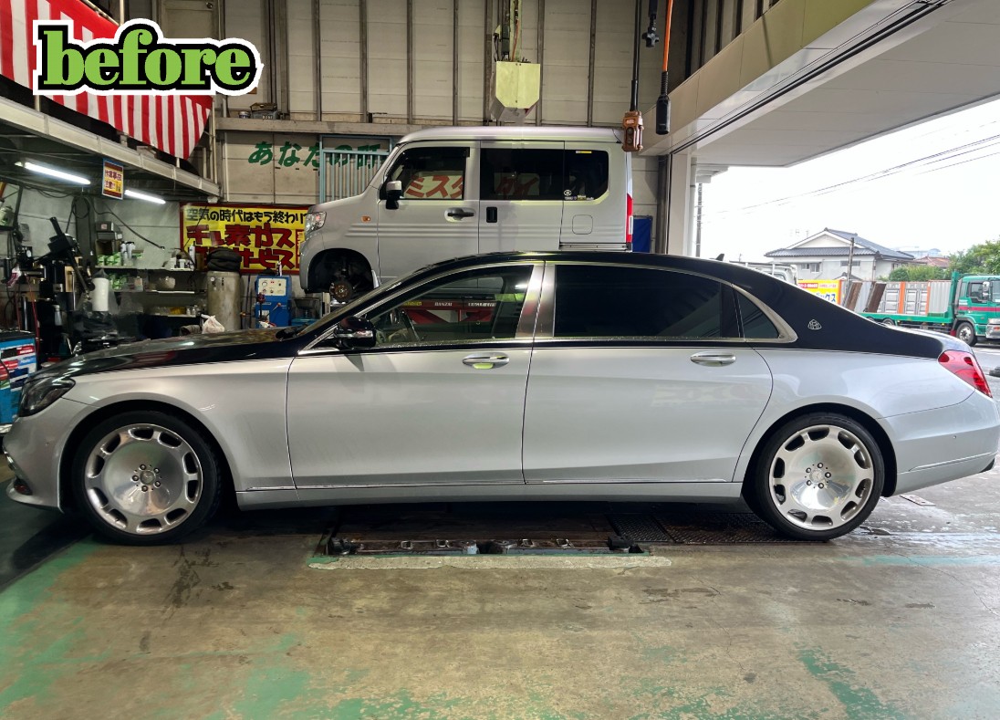 ☆メルセデス・ベンツ マイバッハ ホイール取り付け