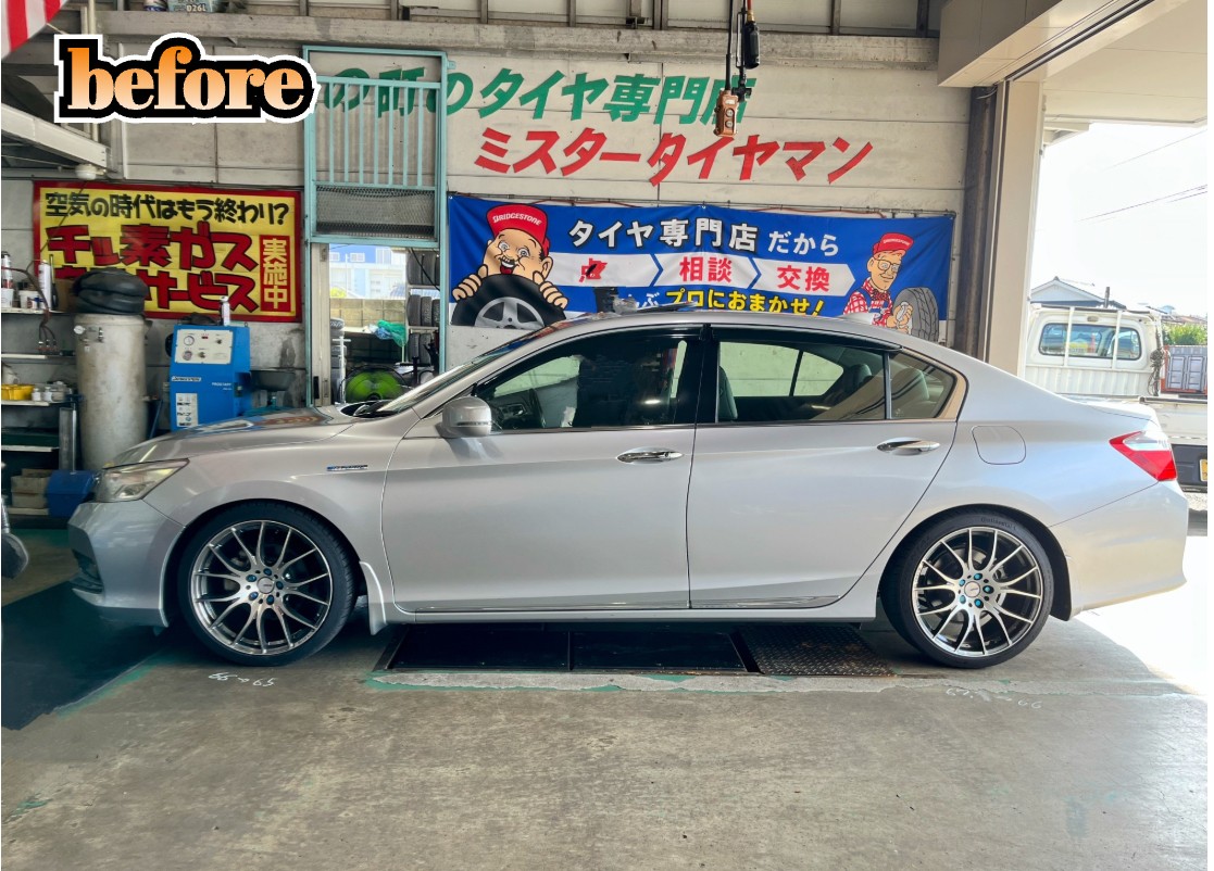 ☆ホンダ アコード 車高調取り付けとアライメント調整①☆ | ホンダ