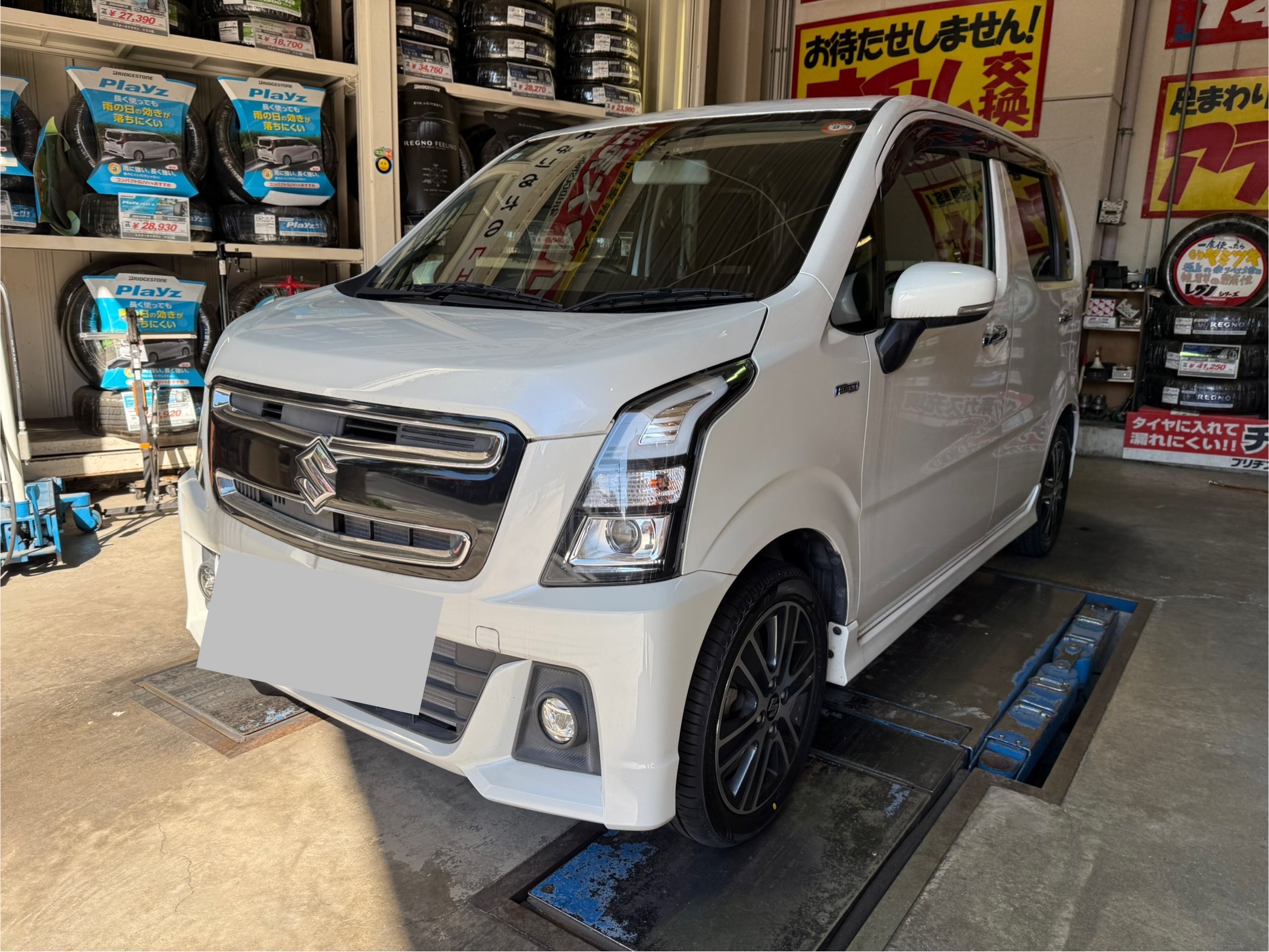 スズキワゴンRスティングレー外しホイール