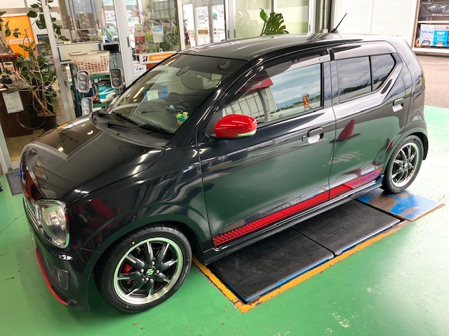 アルト・ターボRSのお客様はポテンザRE004アドレナリンを選ばれる